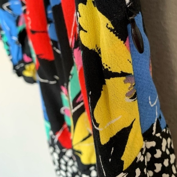 NWT RIXO x Target Floral Off–Shoulder Puff Sleeve Maxi Dress Size 6 - Picture 12 of 15